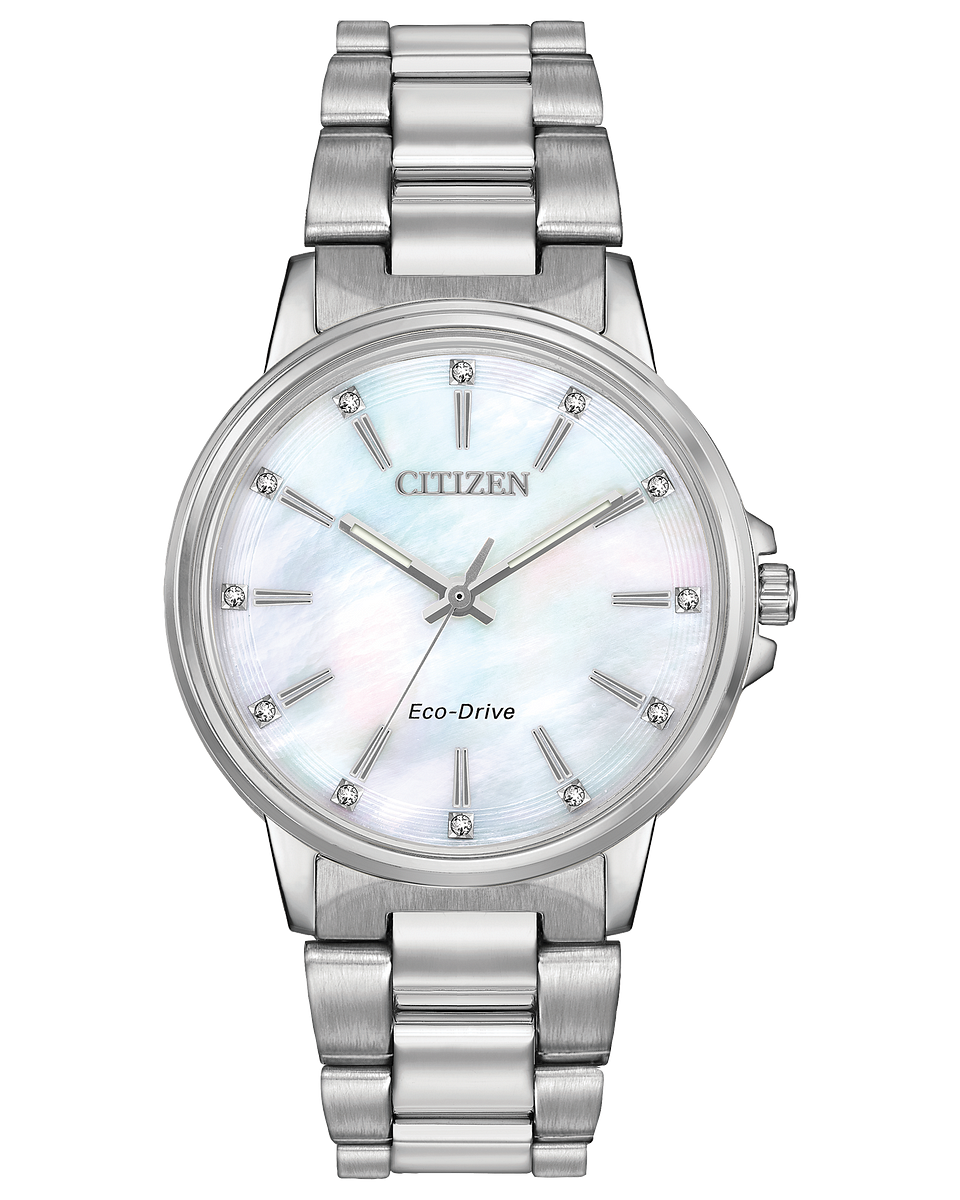 Citizen Chandler Eco-Drive Diamond White Mother of Pearl Dial